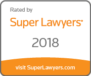 Rated by Super Lawyers 2018 Visit Superlawyers.com