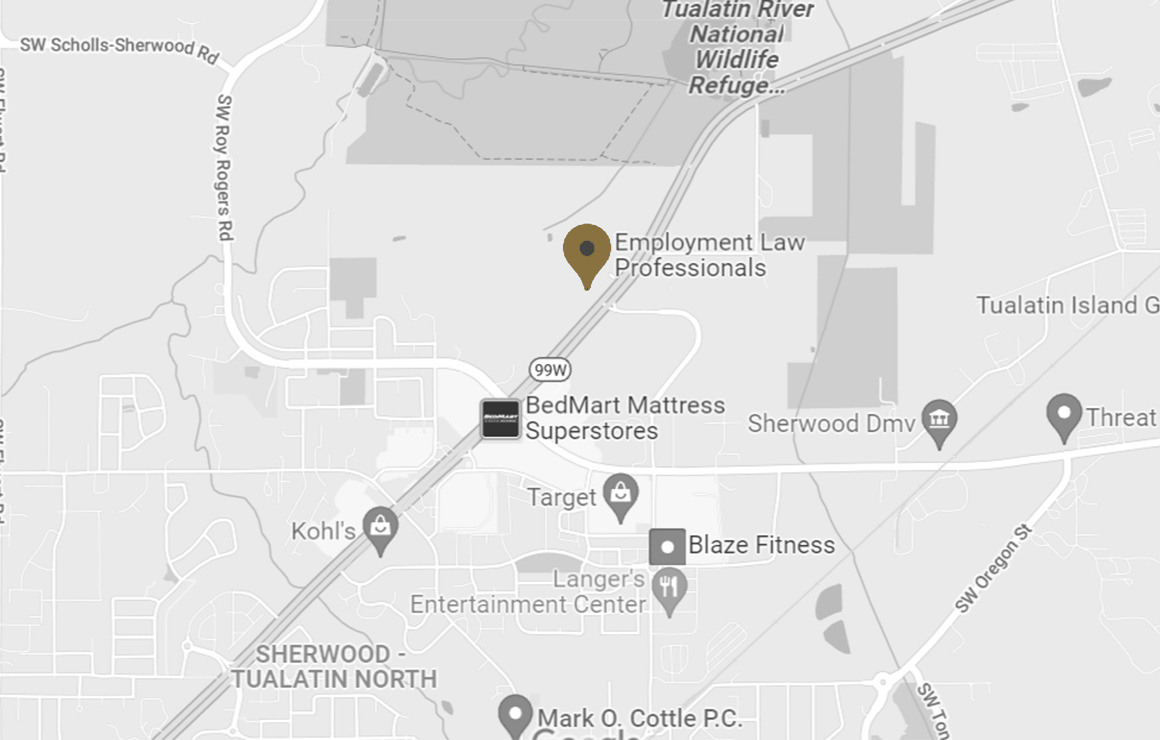 Map of Sherwood office location